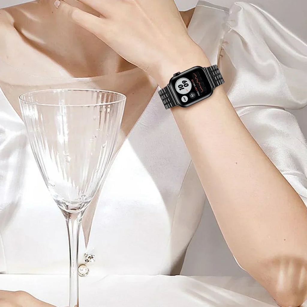 Stainless Steel band for Apple Watch Ultra 2 49mm Series 10 46mm 42mm 44mm 45mm 41mm metal band Apple Watch 9 8 7 6 SE 5 4 band