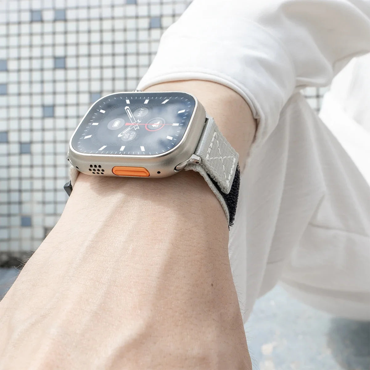 Sport Nylon band for Apple Watch band 45mm 44mm 40mm 41mm 42mm 46mm 49mm Nylon band Apple Watch Series 10 9 8 7 SE Ultra Correa