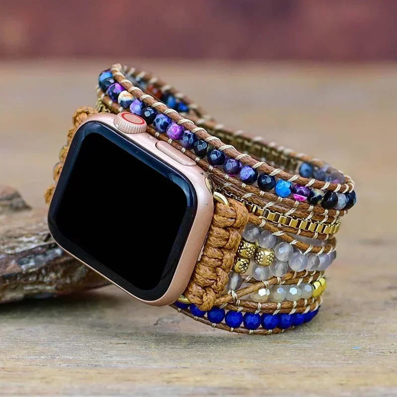Bohemian band for Apple Watch band 44mm 40mm 42mm 38mm 41mm 45mm Handmade Jewelry bands Apple Watch Series 8 7 6 5 4 3 SE Ultra 49mm