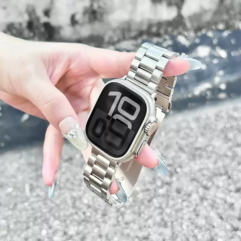 Stainless Steel band for Apple Watch band 45mm 44mm Ultra 2 49mm 42mm 40mm 41mm 46mm metal watch band Series 10 9 8 7 6 5 4 3 se