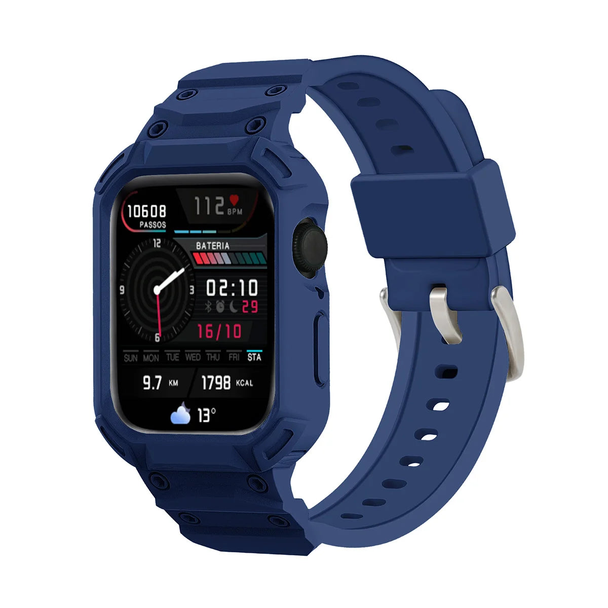 For Apple Watch Series 10 46mm 42mm Sport Protective Replacement Wristband Apple Watch Series 10 Retrofits band Case One piece