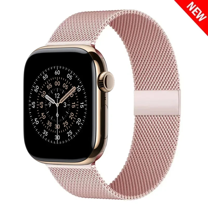 Milanese loop For Apple Watch band 38mm 45mm 44mm 40mm 41mm 42mm 46mm band Apple Watch Series 11 10 8 7 6 5 4 SE 9 Ultra 2 3 49mm