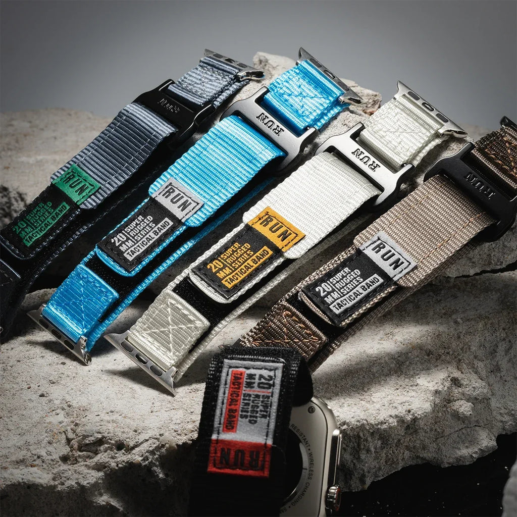 Sport Nylon band for Apple Watch band 45mm 44mm 40mm 41mm 42mm 46mm 49mm Nylon band Apple Watch Series 10 9 8 7 SE Ultra Correa