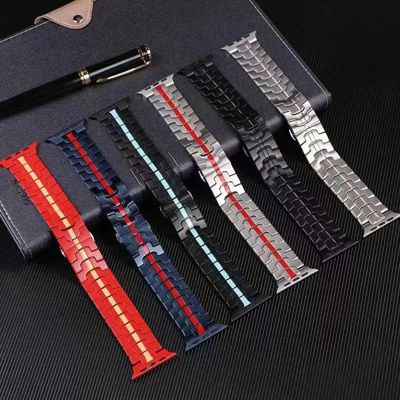 Stainless Steel band For Apple Watch Series 11 10 9 8 SE 3 46mm 45mm 42mm 44mm metal band For Apple Watch Ultra 3 2 1 49mm