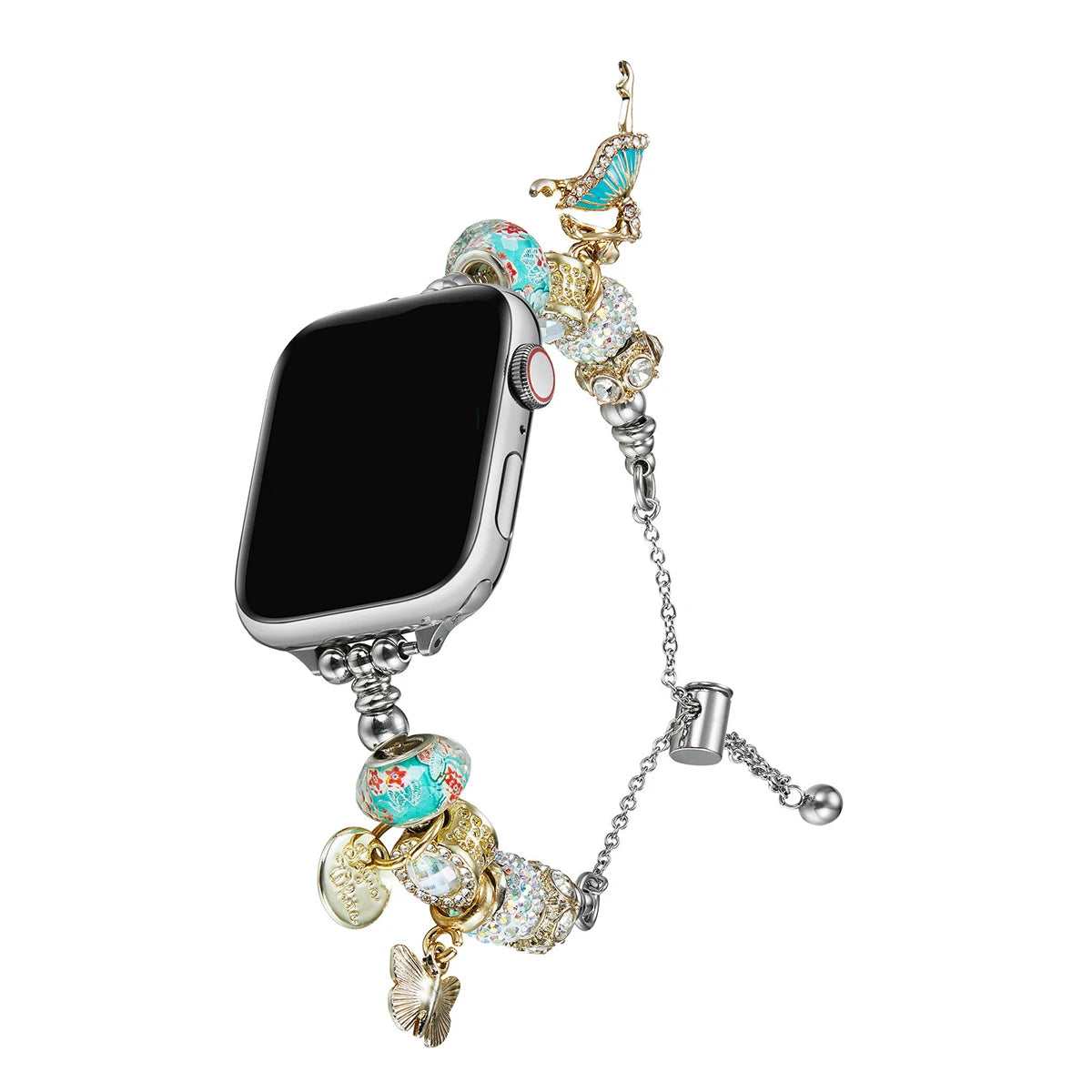 Jewelry band for Apple Watch Series 10 band 46mm 42mm 41mm 45mm 44mm 38mm 40mm Women Bling metal band Apple Watch Series 9 8 7 6 SE Ultra