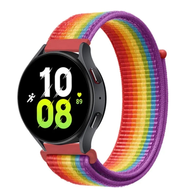 Nylon loop For Samsung Galaxy Watch 6 5 Pro/4/classic/gear s3 frontier/active Sport Bracelet Huawei watch gt2 3 22mm 20mm Strap