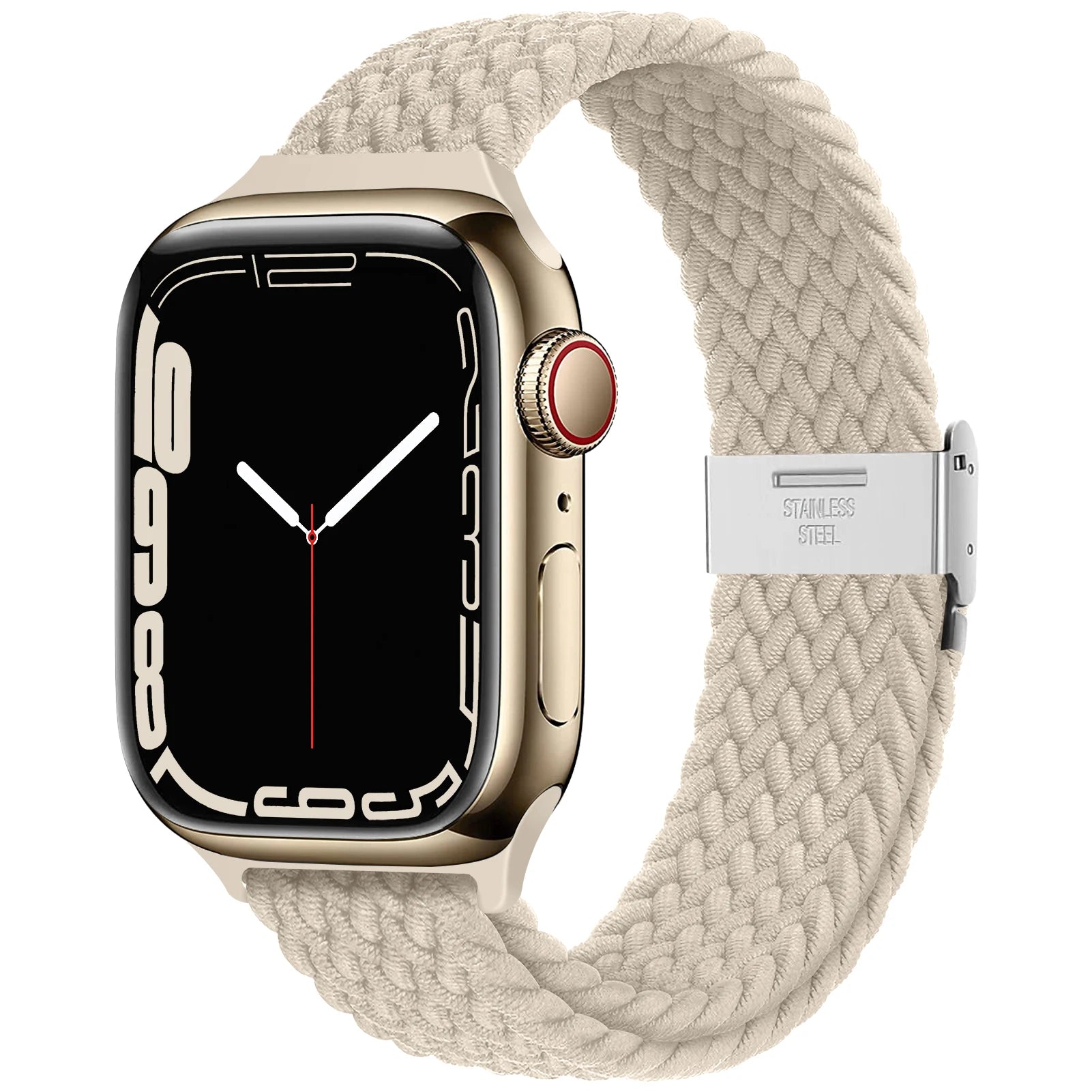 Slim Braided Solo Loop band For Apple Watch band 45mm 41mm 44mm 40mm 46mm 42mm 49mm band Apple Watch Series Ultra 2 10 9 SE 8 7