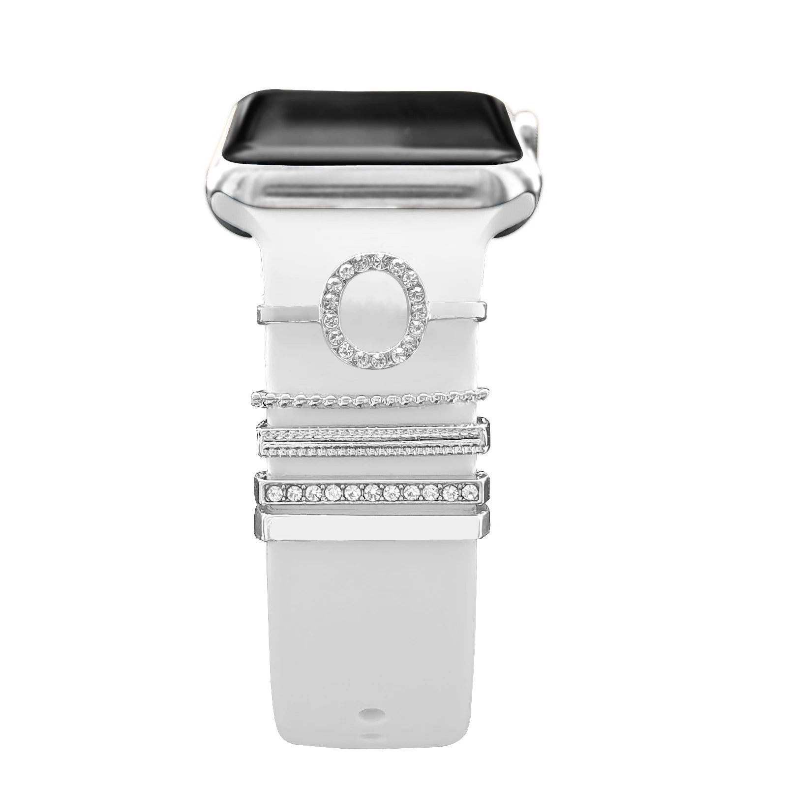 Decoration For Apple Watch band Series 8 7 6 5 4 SE 9 Accessories Diamond Jewelry Charms for Samsung Huawei watch fit 3 band