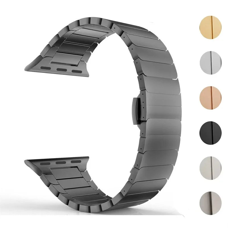 Stainless Steel metal band For Apple Watch Series 11 10 46mm 42mm Ultra 3 band 49mm 45mm 40mm 44mm 38mm 41mm for Apple Watch 10 9 8 7 SE 6 5