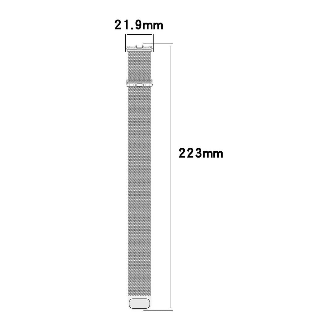 Magnetic Sport Loop Strap for Samsung Galaxy Fit 3 R390 Smart watch Belt Metal Bracelet Wristband for Galaxy Fit 3 Band Correa