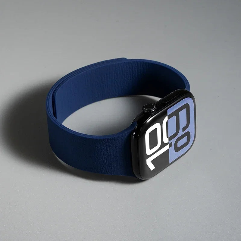 Soft Magnetic band for Apple Watch band Ultra 2 40mm 44mm 46mm 45mm 49mm 42mm 41mm Silicone correa band Apple Watch 10 SE 9 8 7 6