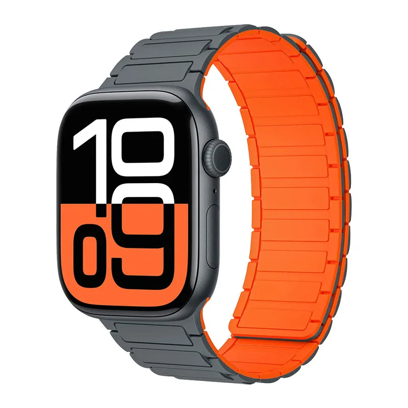 Magnetic Silicone band for Apple Watch Ultra 3 2 49mm 46mm 42mm 45mm 44mm 40mm 41mm band Apple Watch Series 11 10 9 8 7 6 SE band