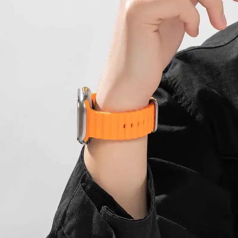 Ocean band for Apple Watch Ultra 3 2 band 49mm 46mm 44mm 40mm 45mm 41mm 42mm Correa band Apple Watch Series 11 10 9 SE 8 7 6 5 4