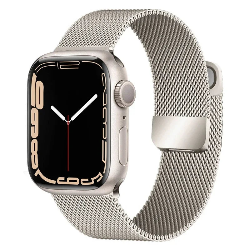 band For Apple Watch band 10 46mm 44mm 45mm 41mm 49mm 42mm 40mm 45mm Milanese Loop band Apple Watch Series 9 7 8 4 5 6 SE Ultra2
