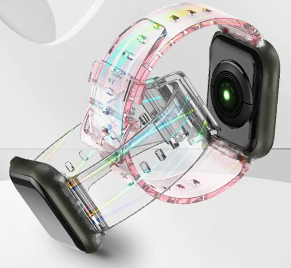 Silicone band For Apple Watch band 44mm 40mm 42mm 38mm 40mm 44mm 3 4 5 6 SE watch band correa band Apple Watch Series 7 41mm 45mm