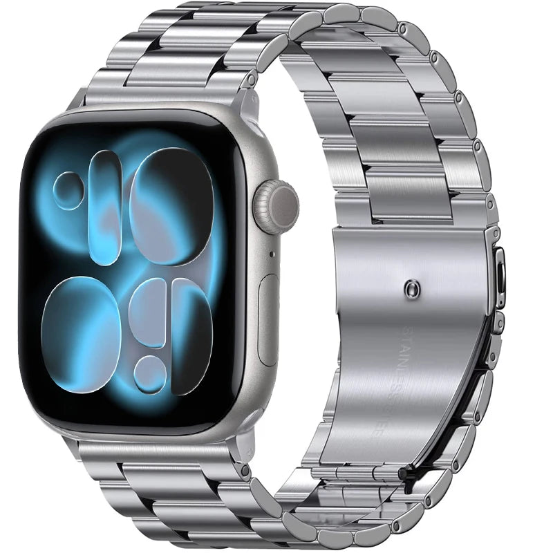 Metal band For Apple Watch 11 10 42mm 46mm Stainless steel Apple Watch Ultra 3 2 1 49mm 9 8 7 6 5 4 3 SE 3 45mm 41mm 44mm 40mm 38mm Belt