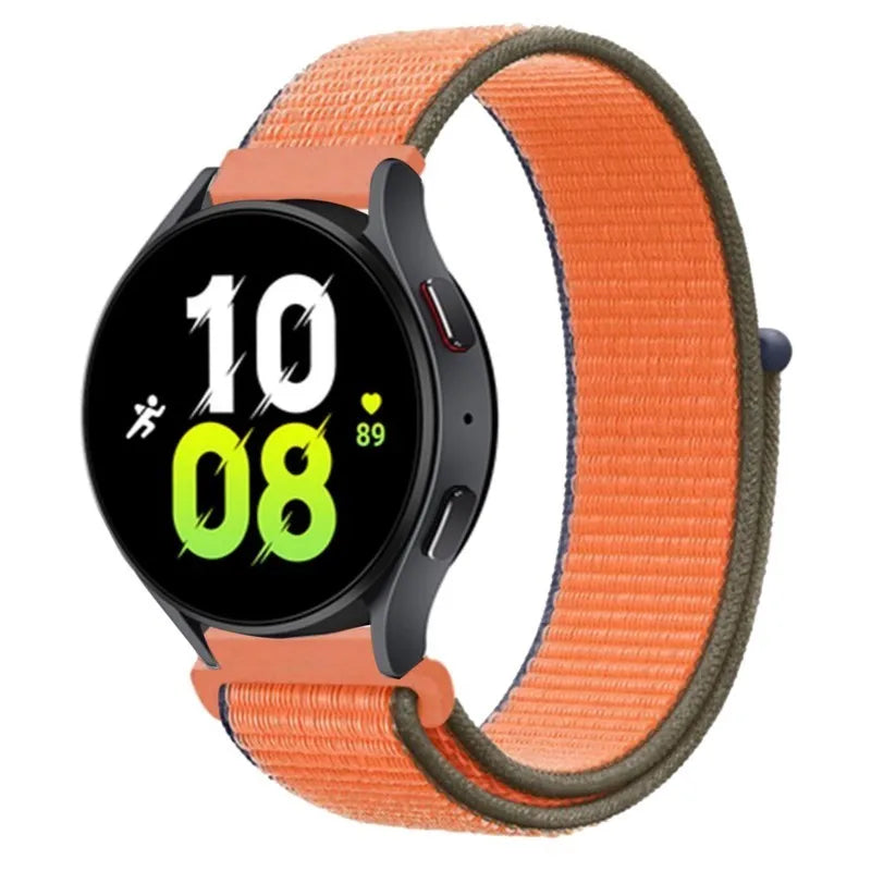 Nylon loop For Samsung Galaxy Watch 6 5 Pro/4/classic/gear s3 frontier/active Sport Bracelet Huawei watch gt2 3 22mm 20mm Strap