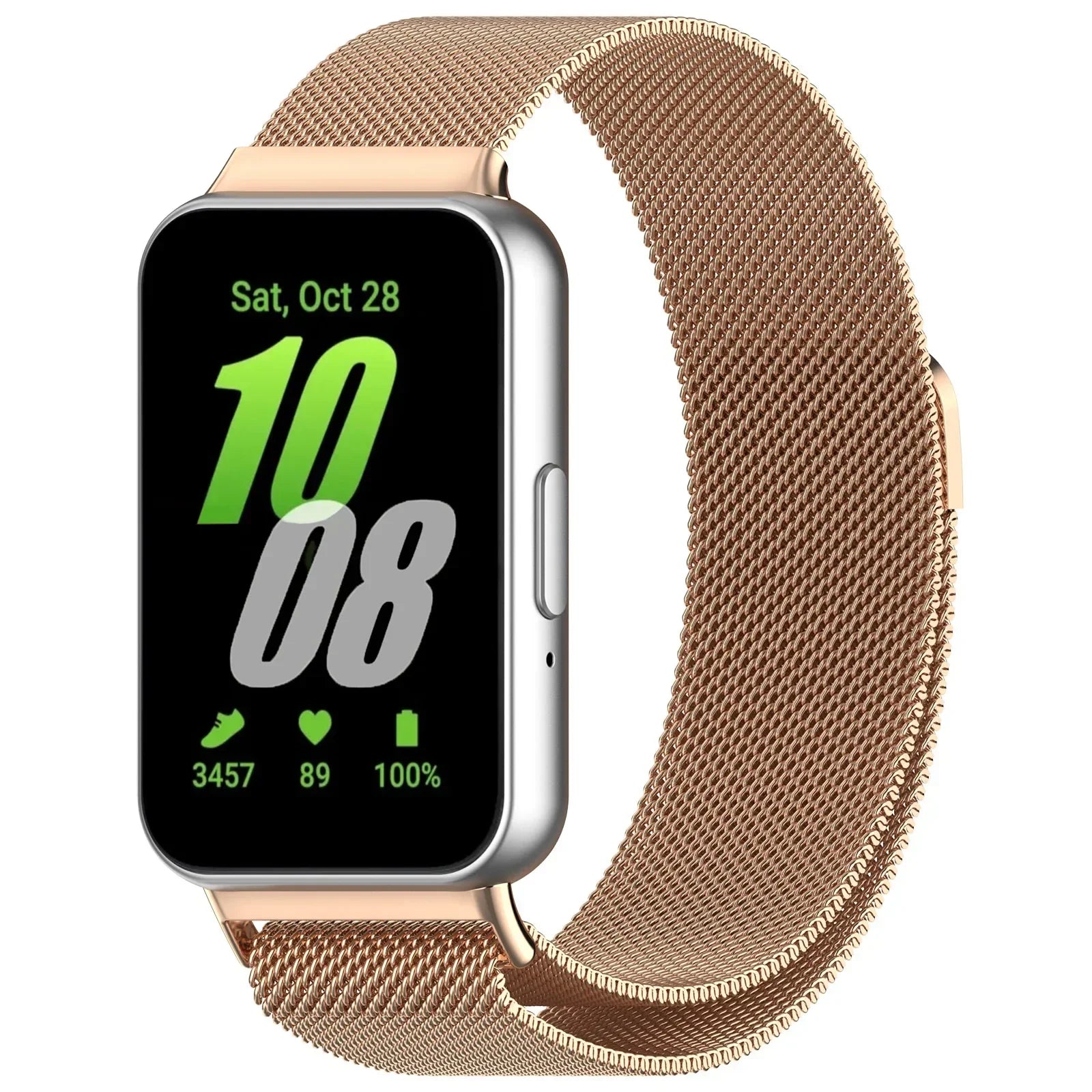 Magnetic Sport Loop Strap for Samsung Galaxy Fit 3 R390 Smart watch Belt Metal Bracelet Wristband for Galaxy Fit 3 Band Correa