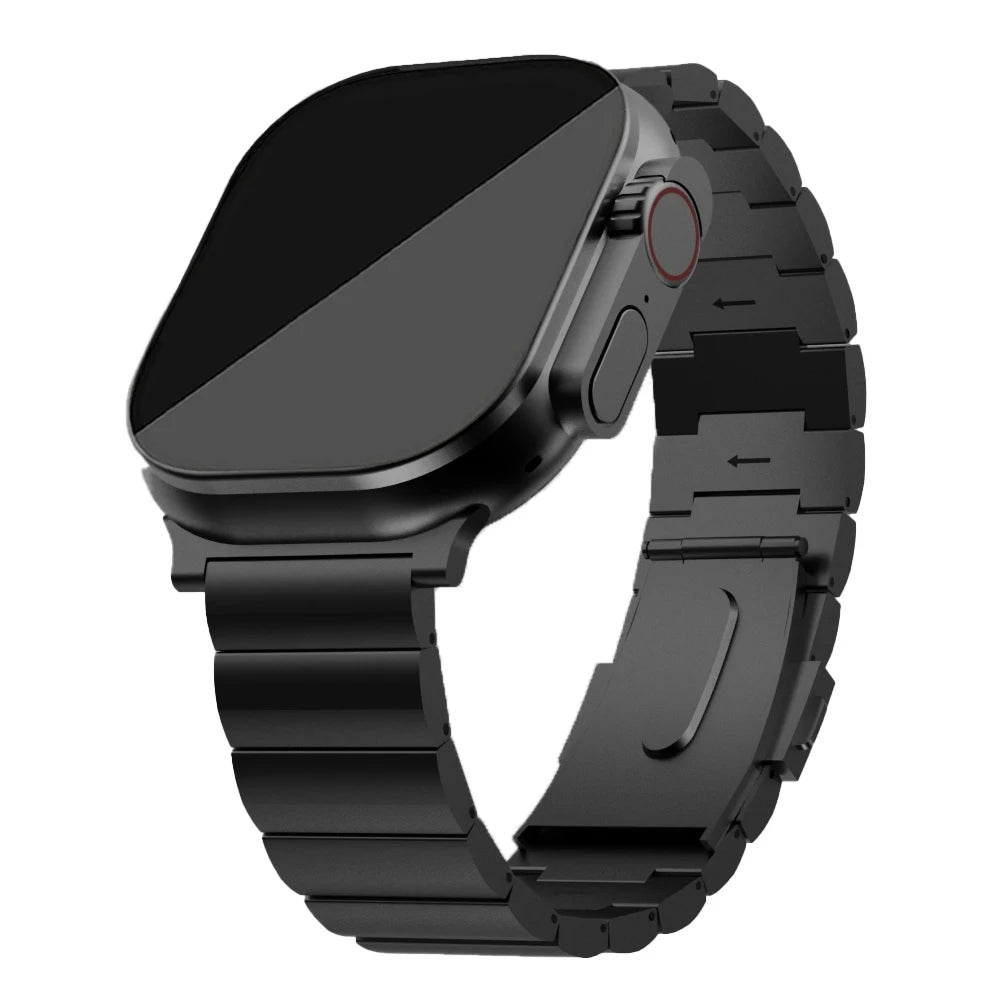 Titanium band For Apple Watch Ultra 3 49mm 44mm 45mm 46mm titanium band For Apple Watch Series 11 10 9 8 7 6 SE luxury men band