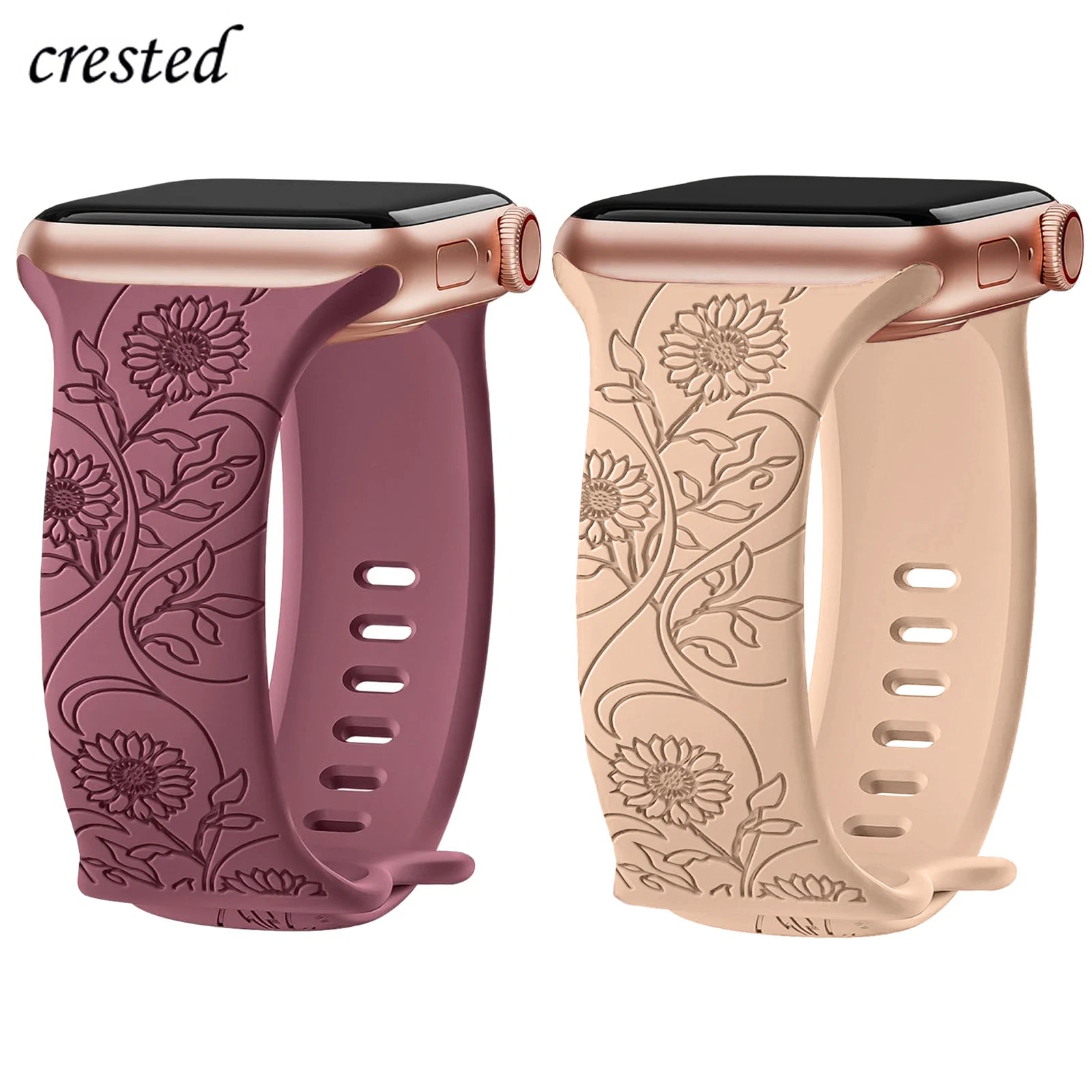 band For Apple Watch band 40mm 44mm 41mm 49mm 45mm 46mm 42mm Silicone Engraved band Apple Watch Series Ultra 2 10 9 SE 8 7 6 5 4