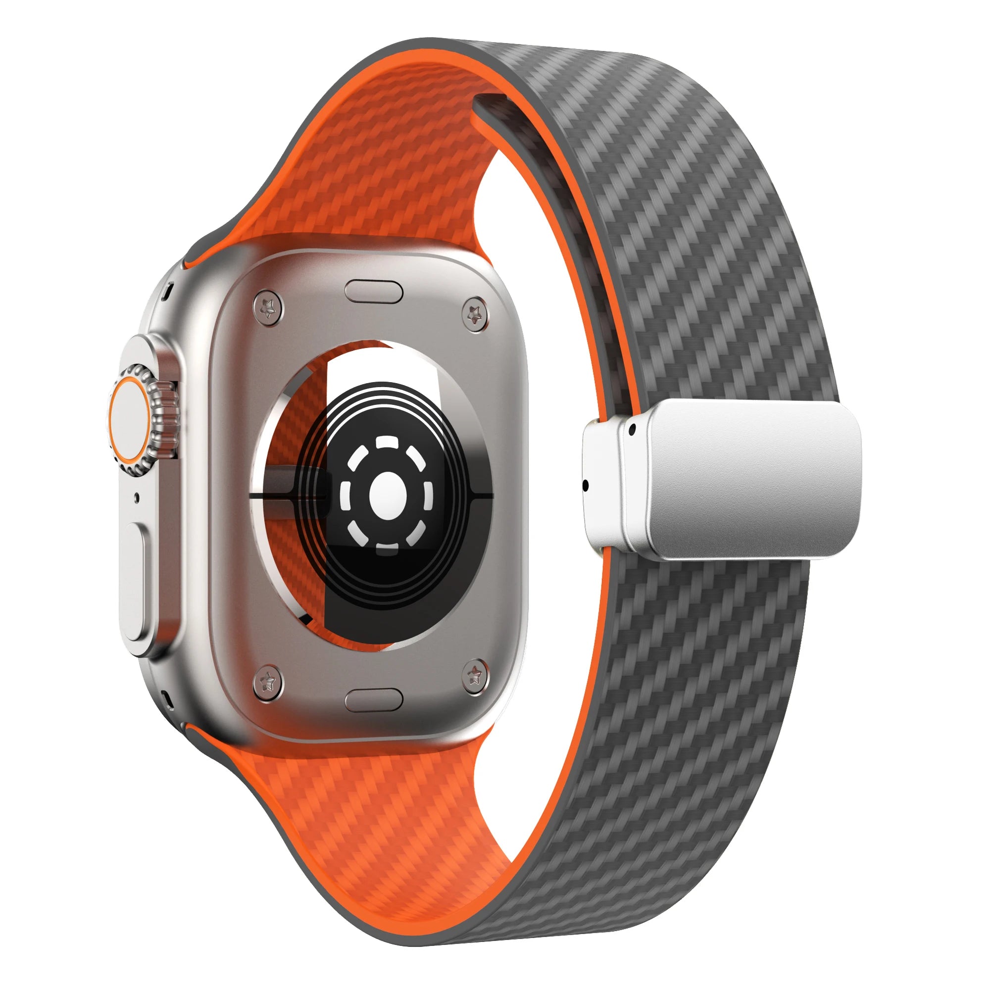 Magnetic buckle band For Apple Watch band 44mm 45mm 49mm 41mm 40mm 38mm Silicone band Apple Watch Ultra 2 Series 7 6 SE 8 9