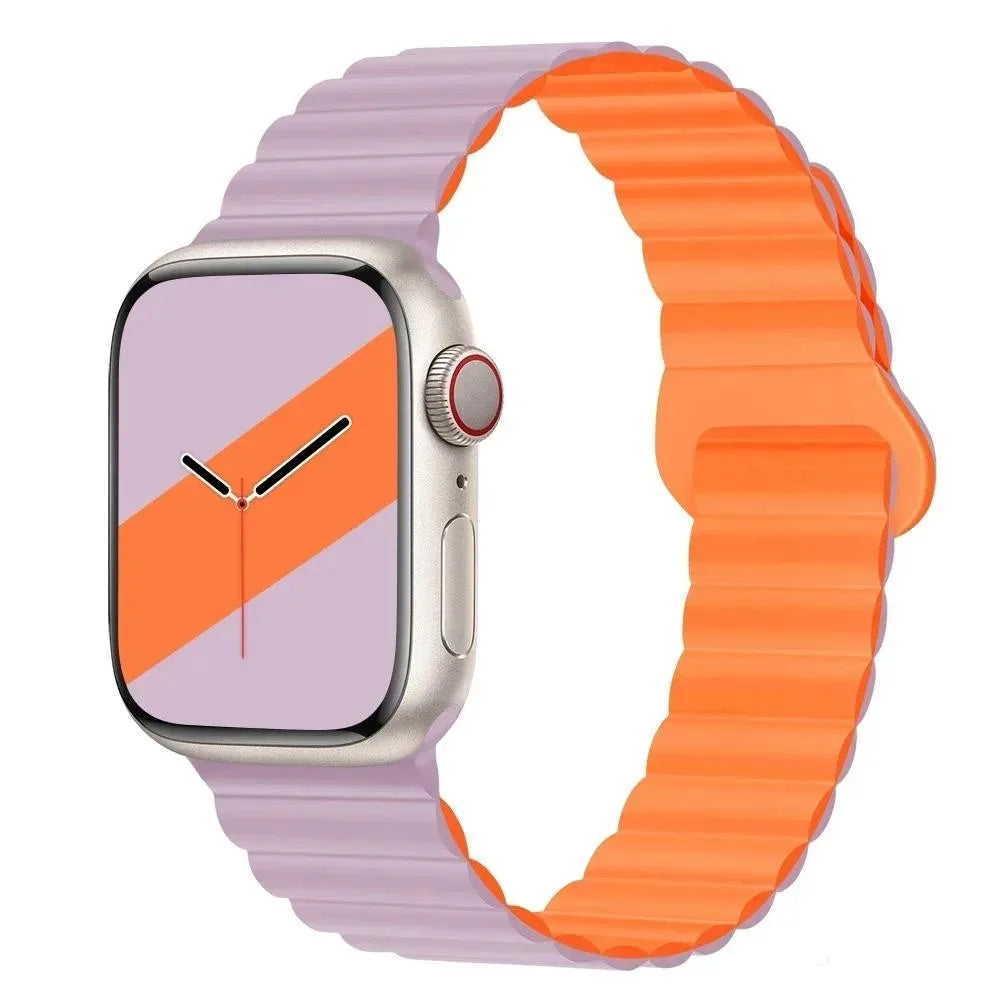 Magnetic band Silicone Sport band For Apple Watch 41mm 42mm 44mm 45mm 46mm 49mm Apple Watch Series 11 10 9 8 7 6 5 4se