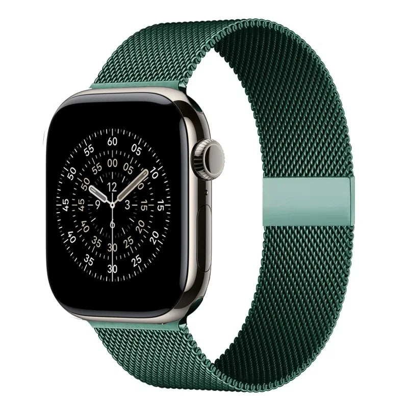 Milanese loop For Apple Watch Series 11 10 8 7 6 5 4 SE 9 Ultra 2 3 49mm band Apple Watch 45mm 44mm 38mm 40mm 41mm 42mm 46mm bands