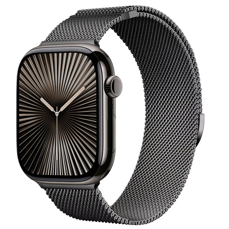 Milanese Loop band For Apple Watch band 46mm 40mm 41mm 45mm 49mm 42mm Correas bands Apple Watch Series 11 10 9 SE 3 7 8 Ultra 3
