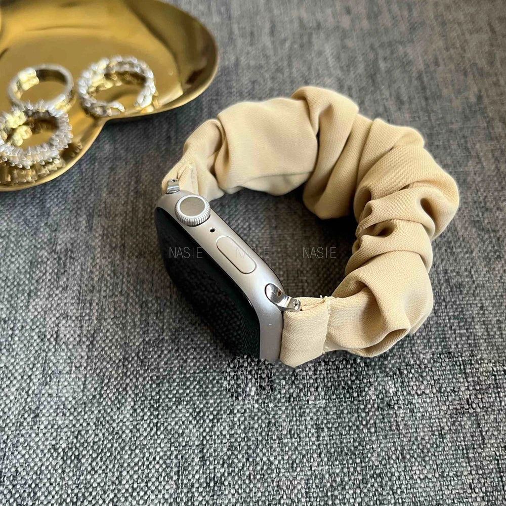 Scrunchie Strap for Samsung Galaxy Fit 3 Nylon Solo Loop Bracelet For Samsung Galaxy Fit3 SM-R390 Accessories