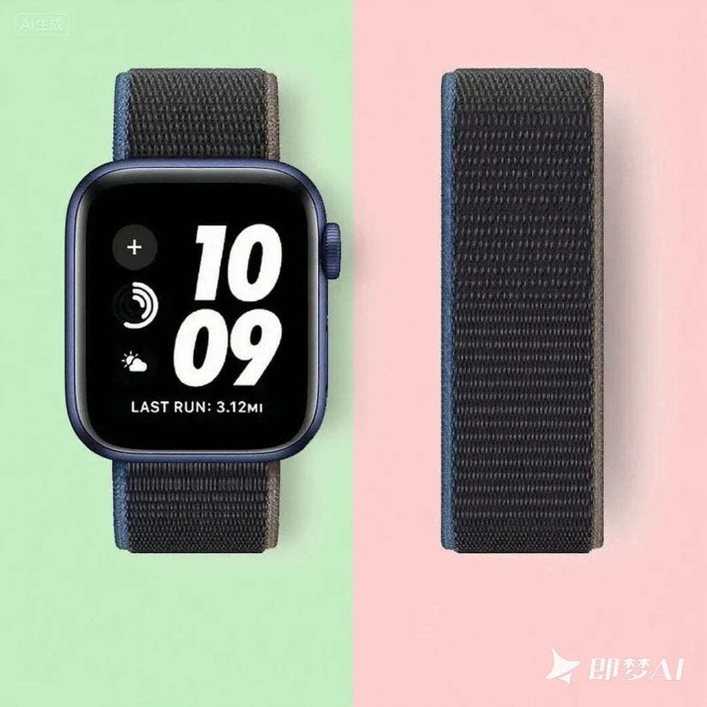 Nylon Loop For Apple Watch band 45mm 44mm 49mm 46mm 40mm 41mm 38mm 42mm Correa band Apple Watch Series 6 SE 7 8 9 10 Ultra 2 band