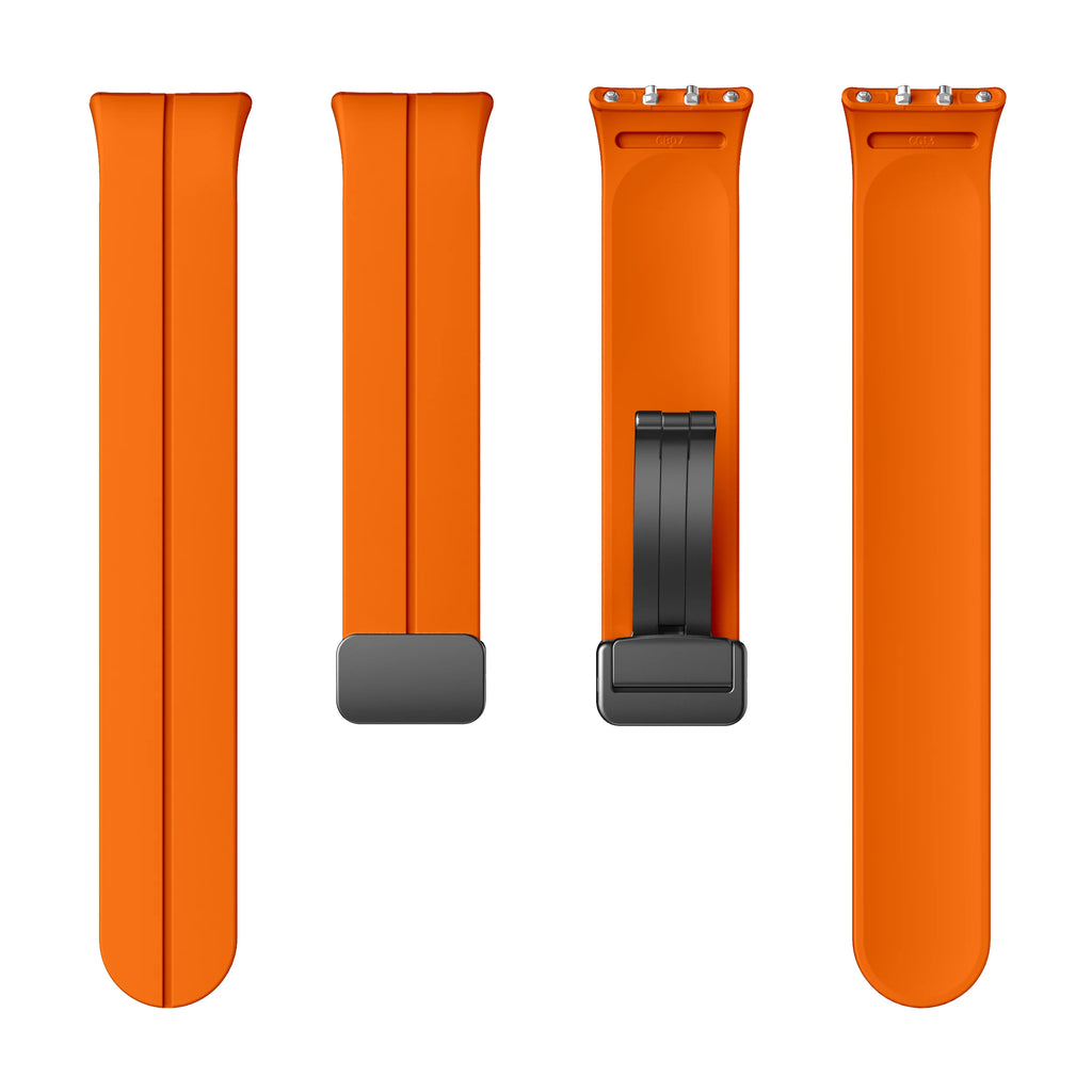 Sports Silicone Band For Samsung Galaxy Fit3 Fit 3 SM-R390 Magnetic D Buckle Strap Wristband Bracelet Replacement Accessories