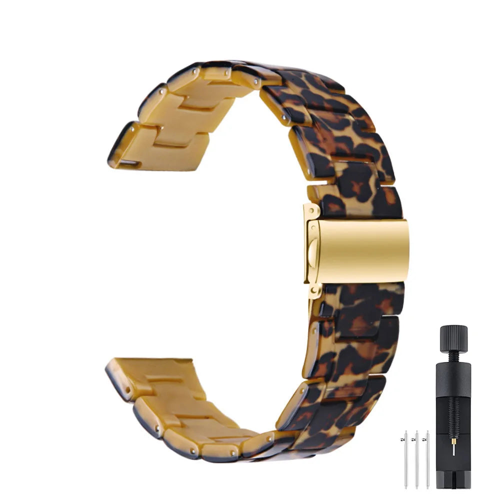 20mm Resin Band Loop For Samsung Galaxy Active 2 40 44mm Bracelet Strap Correa For Watch 3 41mm 4 5 6 7 Classic 42mm 46mm