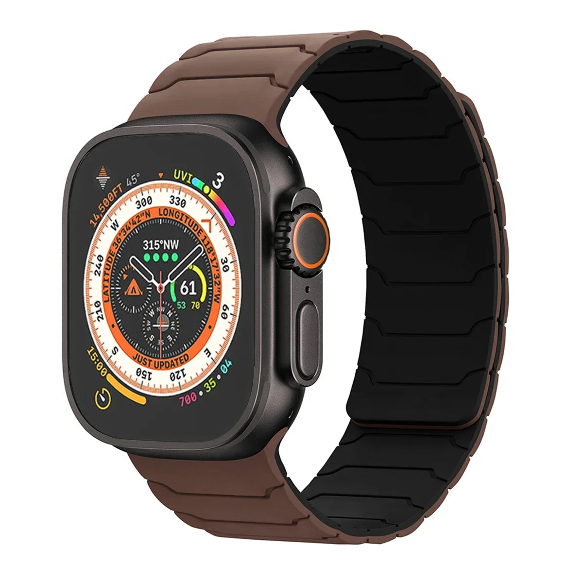 Magnetic band for Apple Watch band Ultra 2 49mm 46mm 44mm 41mm 45mm 42mm Silicone band Apple Watch Series 10 9 8 7 6 5 4 SE band