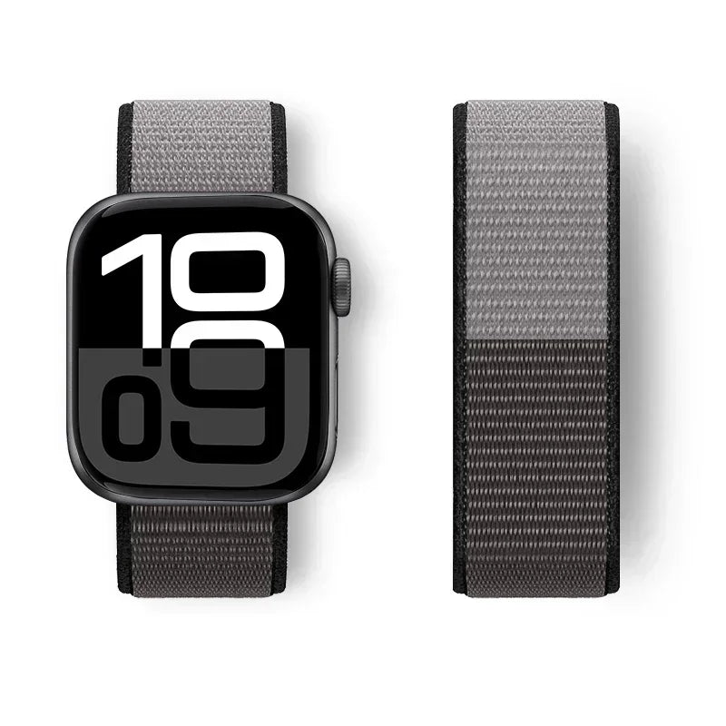 Nylon Loop For Apple Watch band 44mm 40mm 45mm 41mm 42mm 38mm 45mm sport band Apple Watch Series 9 8 7 SE 6 5 3 Ultra 2 49mm band