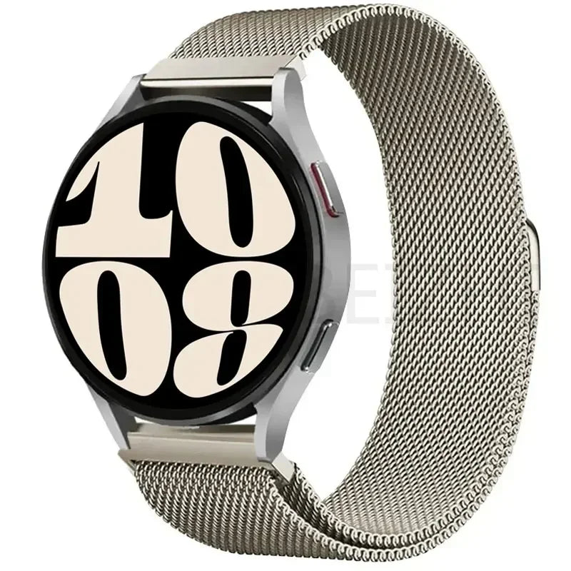 22mm 20mm band for Samsung Galaxy Watch 5-pro-6-4-Classic Milanese loop Metal magnetic starlight bracelet Huawei GT 4-3-2e strap