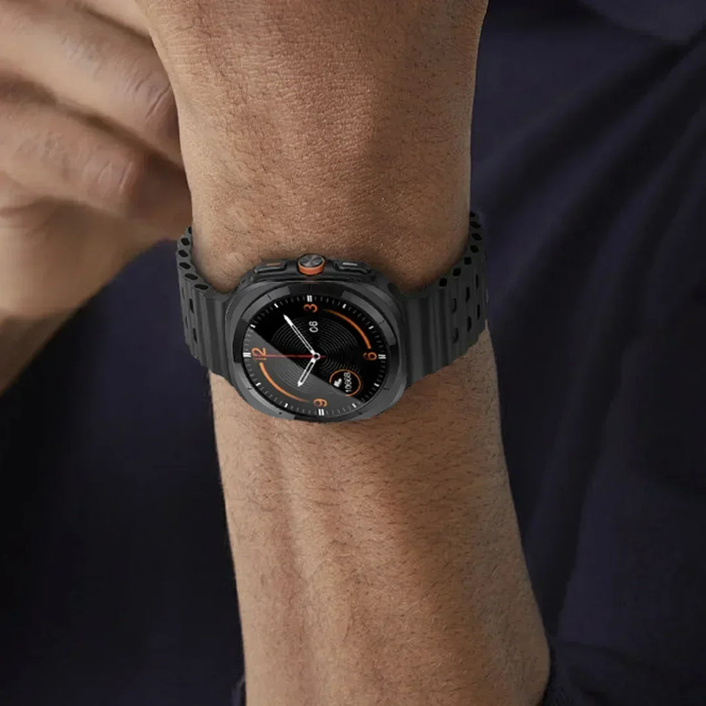 Silicone Breathable Strap For Samsung Galaxy Watch Ultra 47mm Marine Wristband Bracelet Galaxy Watch Ultra(2025) 47mm Watchband