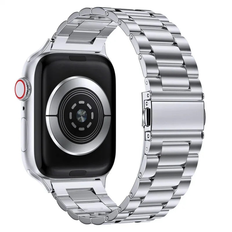 Stainless Steel band for Apple Watch band 45mm 44mm Ultra 2 49mm 42mm 40mm 41mm 46mm metal watch band Series 10 9 8 7 6 5 4 3 se