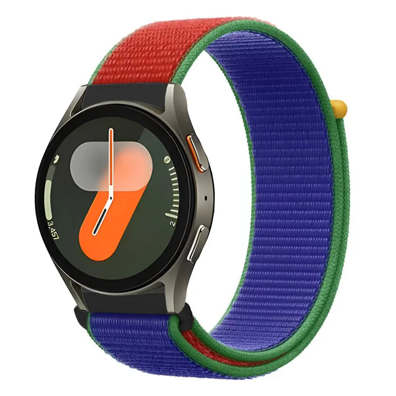 20mm 22mm Nylon Strap for Samsung Galaxy Watch 7/6/5/4 Huawei Watch 5/GT5/4/3 Pro 46mm Breathable Band for Garmin 970 965 955 55