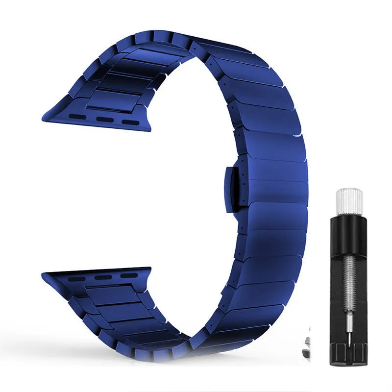 Stainless Steel metal band For Apple Watch Series 11 10 46mm 42mm Ultra 3 band 49mm 45mm 40mm 44mm 38mm 41mm for Apple Watch 10 9 8 7 SE 6 5