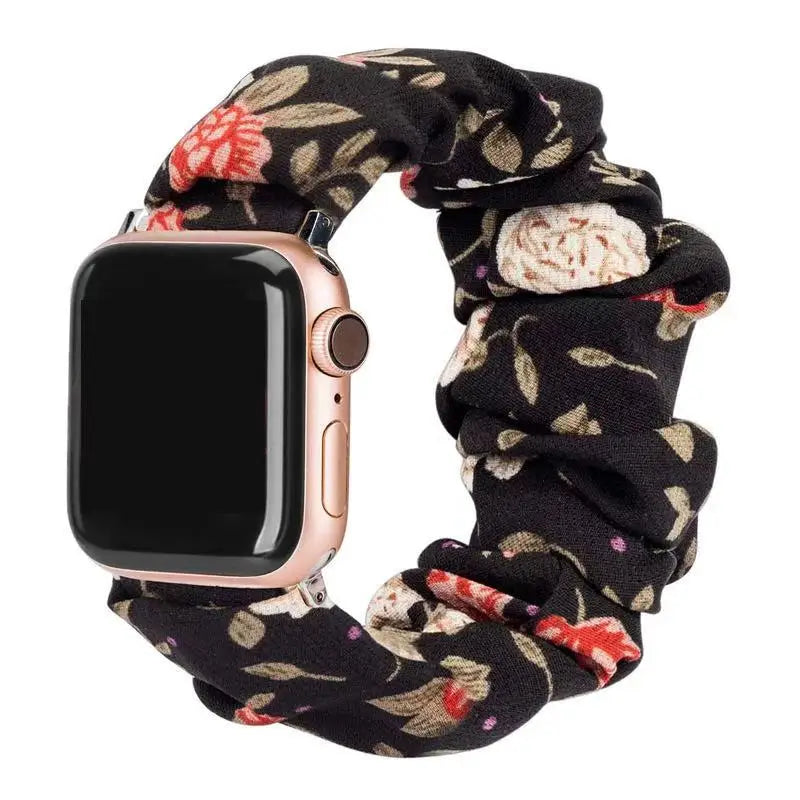Nylon Elastic band for Apple Watch Ultra 2 49mm 9 8 7 45mm 41mm 6 5 4 SE 40mm 44mm Woman band belt Apple Watch 10 46mm 42mm band