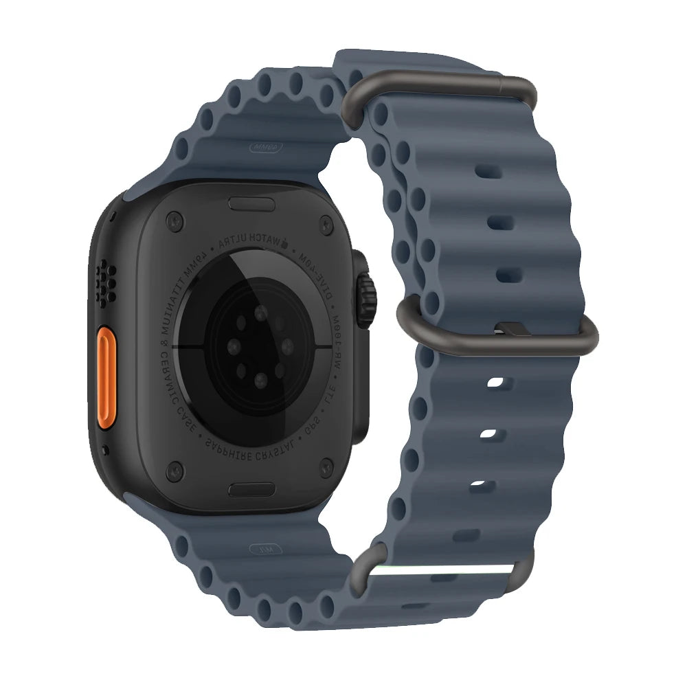 Ocean band for Apple Watch Ultra 3 Series 11 10 9 7 8 6 SE 49mm 45mm 46mm 42mm 44mm 40mm 41mm Silicone band correa Apple Watch band