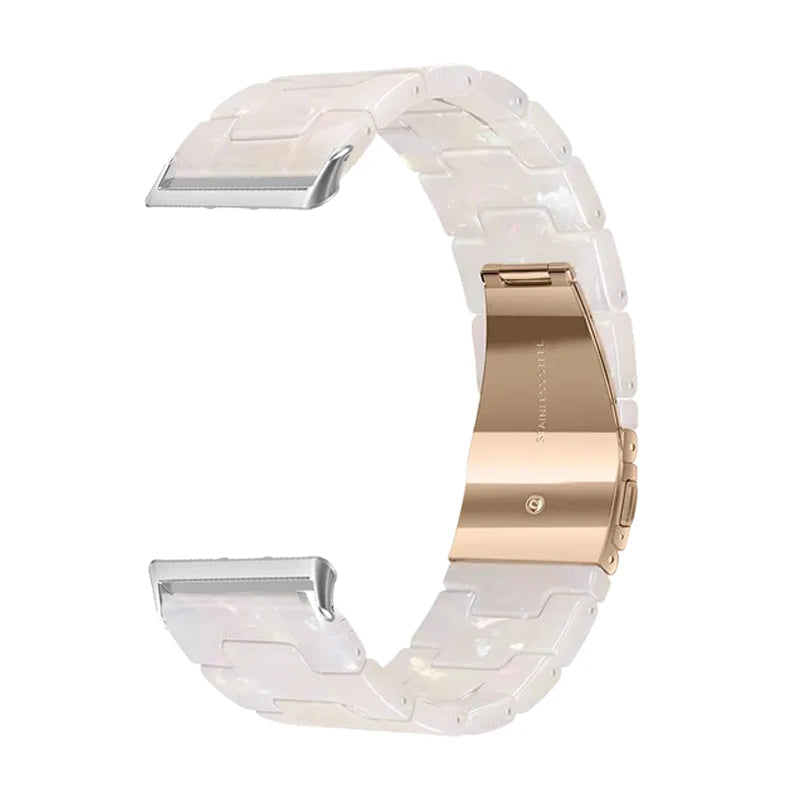Resin Strap Compatible with Samsung Galaxy Fit3 Quick Release Men Women Bracelet for Galaxy Fit 3 Strap
