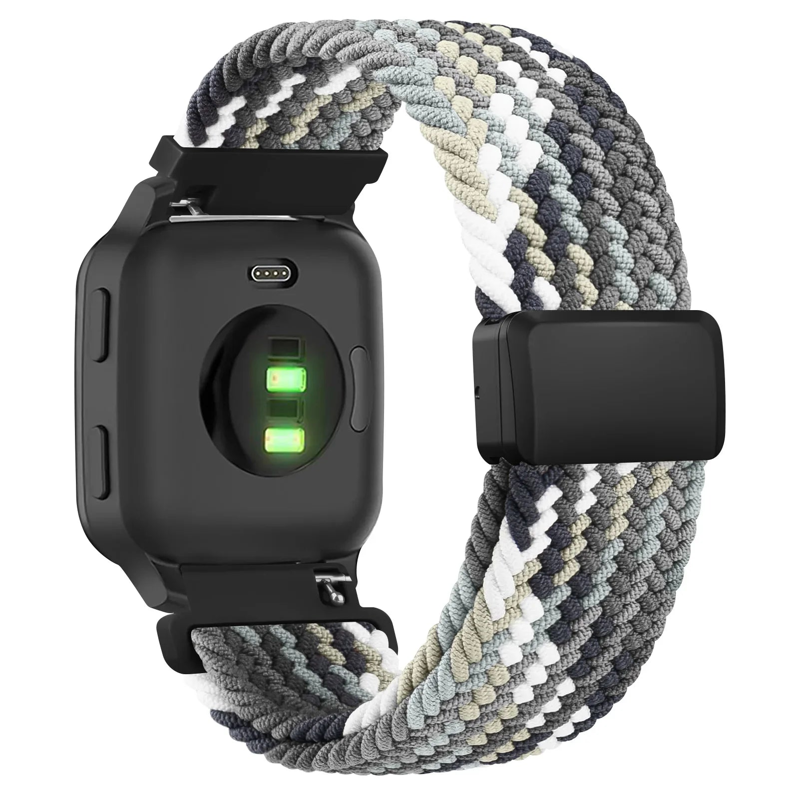 20mm Braided Magnetic Band For Samsung Galaxy Watch 7 6 5 4 40mm 44mm/Watch 4 6 Classic/Active 2/5Pro 45mm/Watch 3 41mm Strap