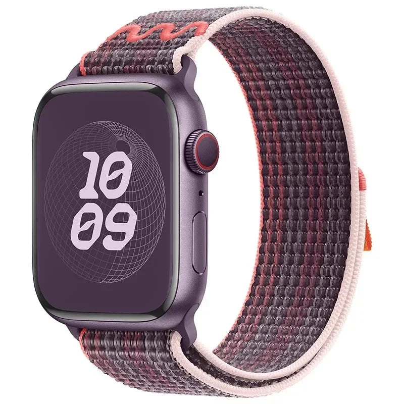 Sport Loop band for Apple Watch band Ultra 2 49mm 45mm 41mm 38mm 44mm Nylon band Apple Watch Series 10 9 8 7 6 5 4 SE 46mm 42mm