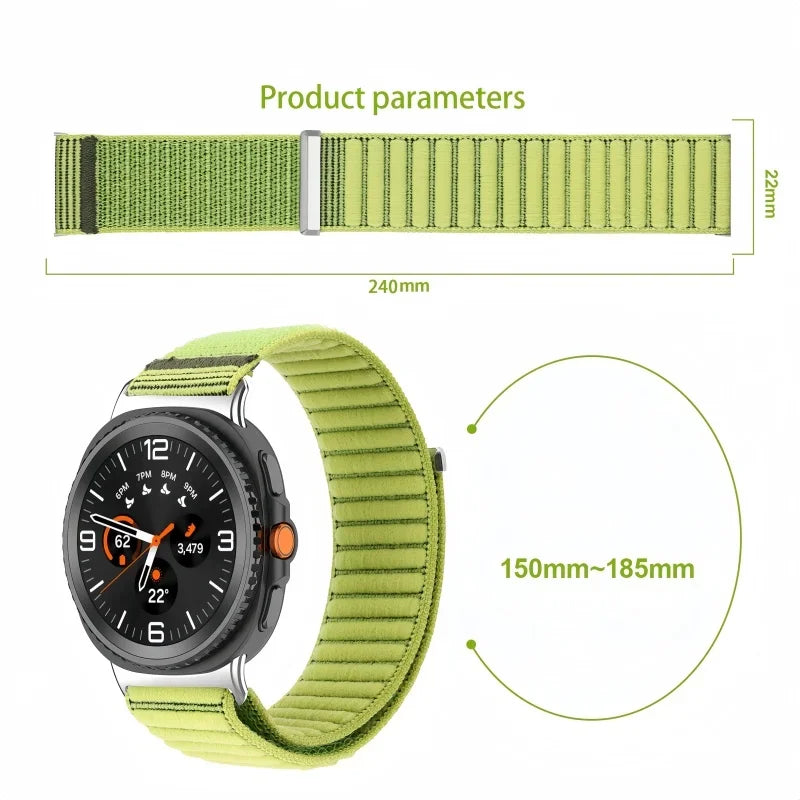 Comfortable Nylon Strap For Samsung Galaxy Watch 8 Classic 46mm Replacement Bracelet Wristband Samsung Watch 8 44mm 40mm Correa