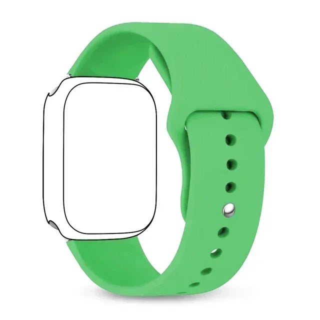 Silicone band For Apple Watch band 46mm 42mm 45mm 44mm 49mm 41mm 40mm 38mm band Apple Watch Series 10 9 8 Ultra 7 SE 3 4 6 Band