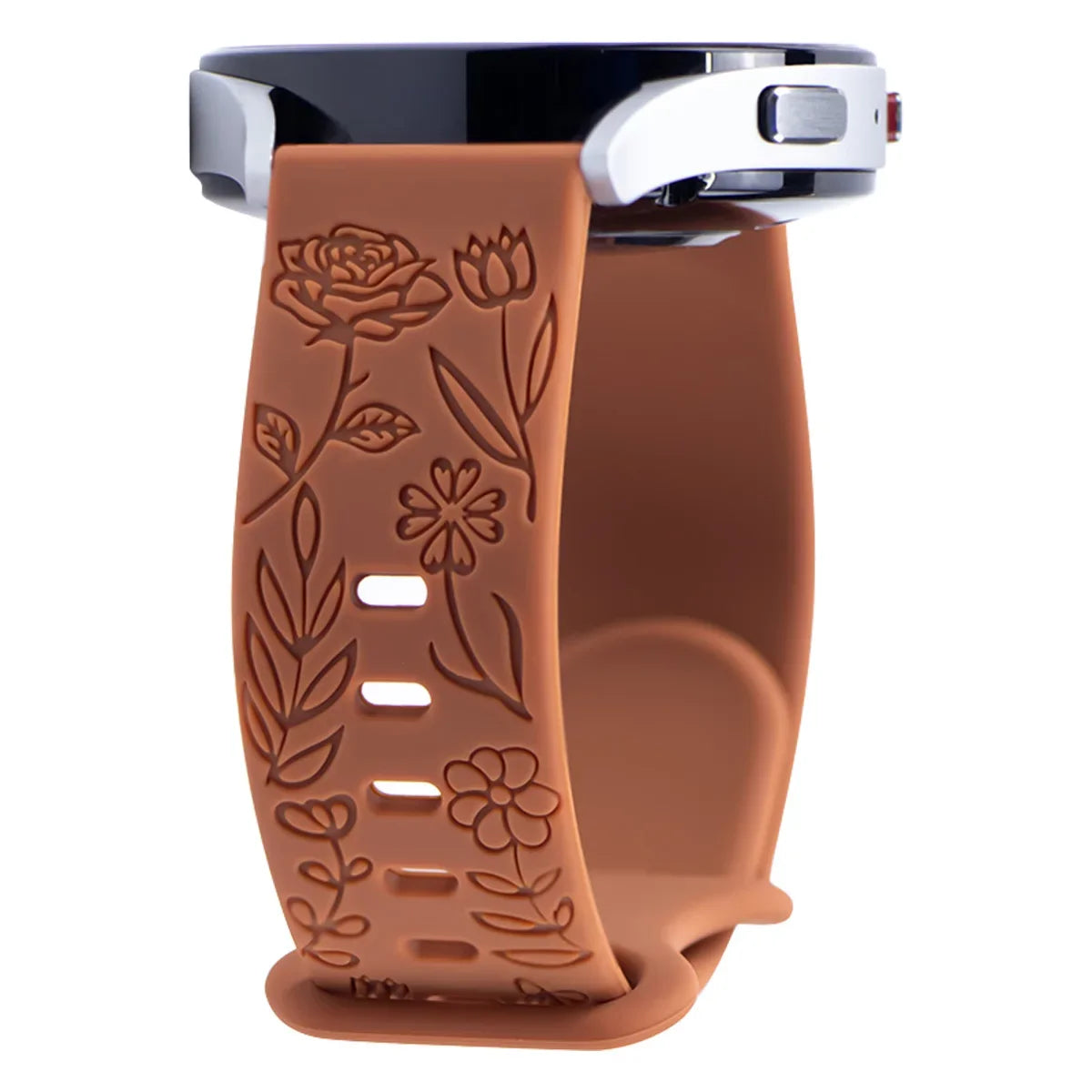 Prints Design Strap for Samsung Galaxy Fit 3 Watch Band Silicone Engraving Bracelet for Samsung Galaxy Fit3 Floral Wristband