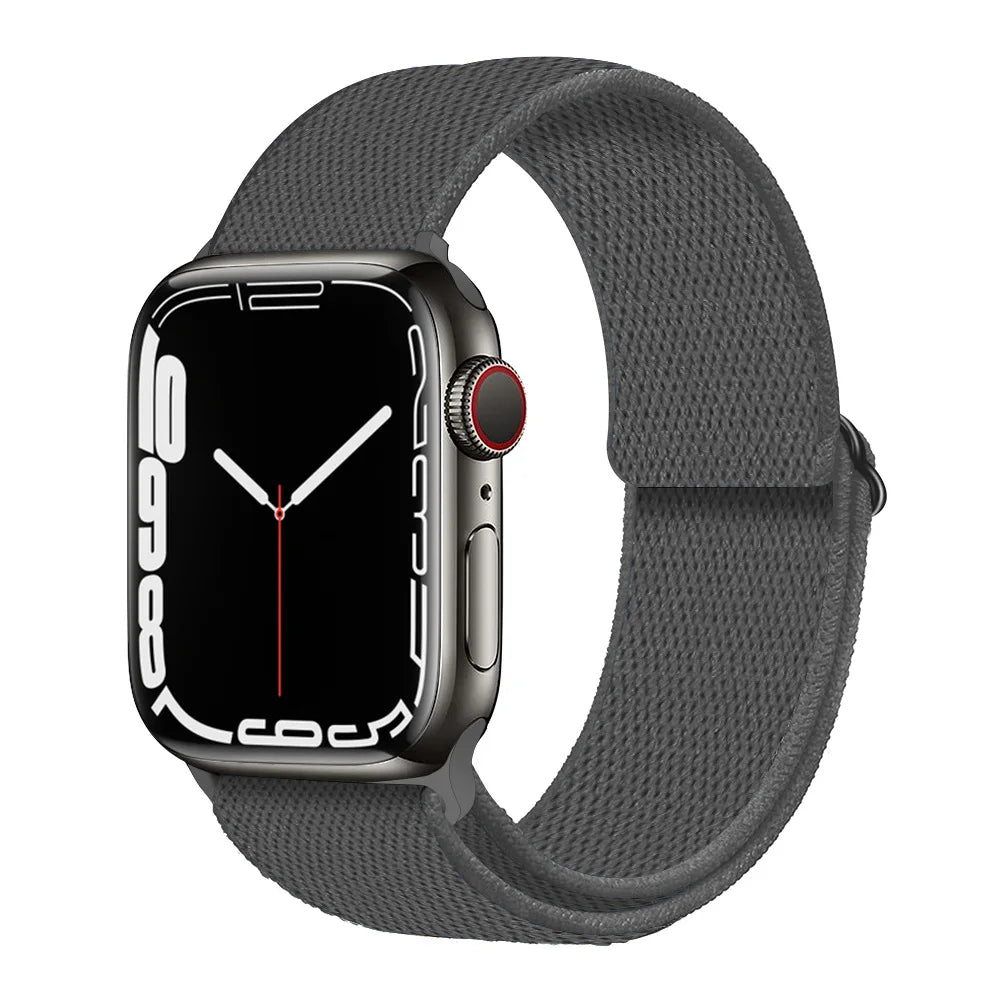Nylon Loop band for Apple Watch band 45mm 44mm 42mm 40mm 41mm 46mm band Apple Watch Series 11 10 9 8 7 6 5 SE Ultra 3 49mm band