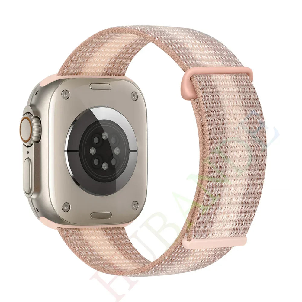 Nylon Loop band For Apple Watch band 49mm 45mm 44mm 42mm 41mm 40mm 38mm Smart Belt band For Apple Watch Ultra 8 7 6 SE 5 4 3
