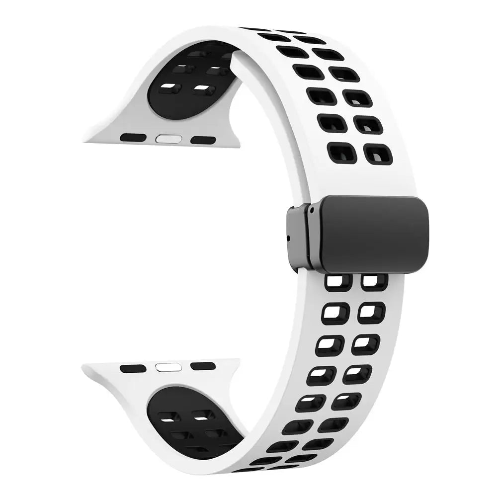 band For Apple Watch band 44mm 45mm 49mm 41mm 40mm 38mm Magnetic buckle Silicone band Apple Watch Series 7 5 3 6 SE 8 Ultra 2 9